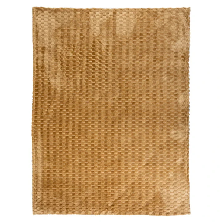 Caramel Blanket Soft Plush Solid Color Blanket Cozy Warm Caramel Blanket 50x60in