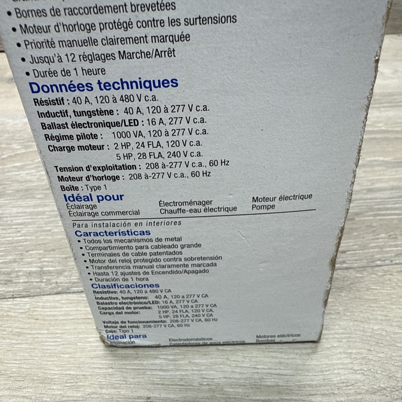 Intermatic T101 Mechanical Time Switch 120 VAC 60Hz SPST Indoor Enclosure *READ gallery