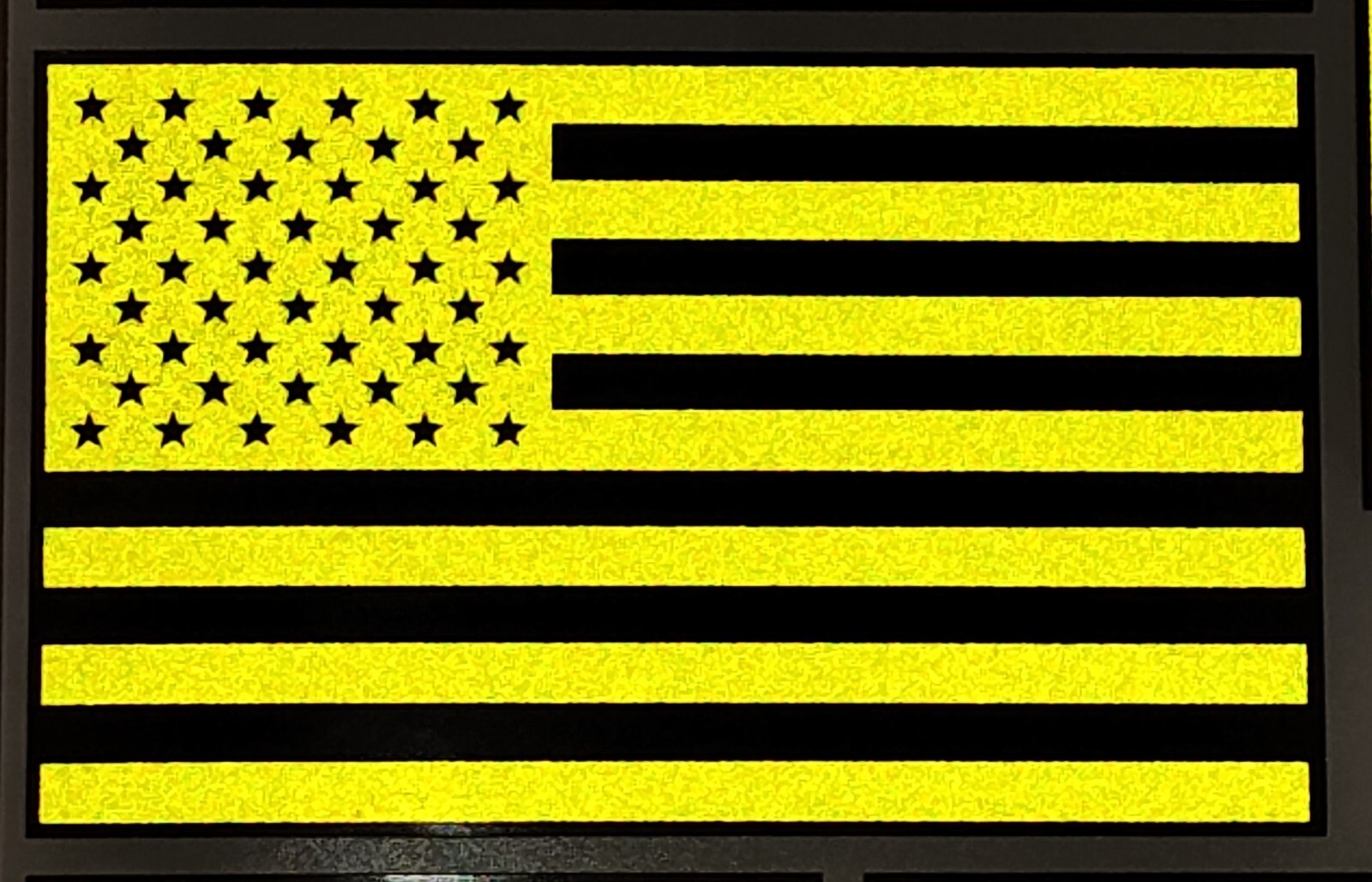 REFLECTIVE Fluorescent AMERICAN FLAG Car DECAL fire helmet EMS Multiple Sizes gallery