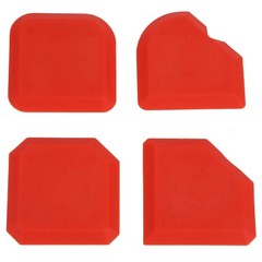 Caulking Tool Kit, 4Pcs Silicone Applicator Tool, Portable Sealant Scraper, C…