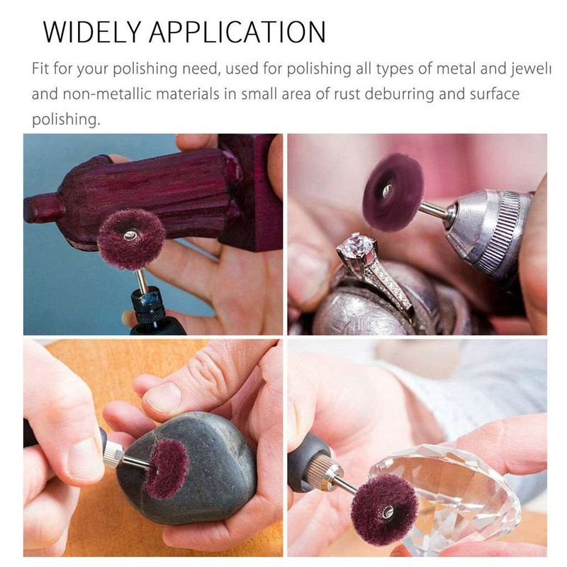 lots Abrasive Metal Polishing Wheel Buffing Rotary Tool Set Burr Kit for Dremel gallery