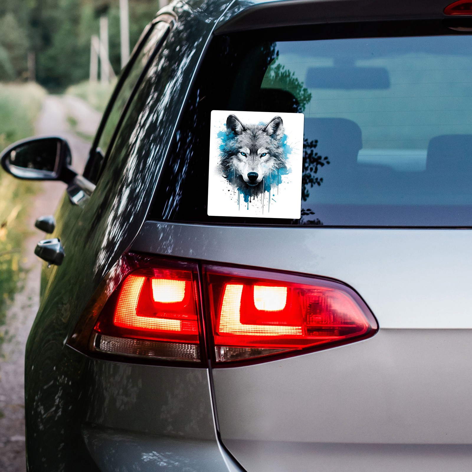 Wolf Coyote Head - Vinyl Decal Sticker - Car Window Laptop - ebn9832 gallery