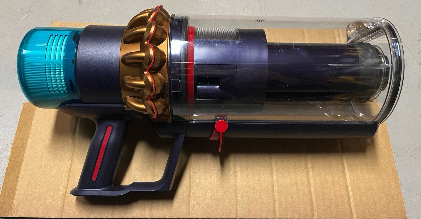Dyson Gen5Outsize Absolute Vacuum Main Body Bin & Filter Prussian Blue SV24 New! gallery