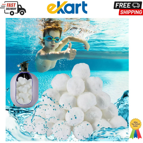 MAQIHAN 50PCS Pool Filter Balls for Sand-Filter - Dry Filter Sand BallsReusab... gallery
