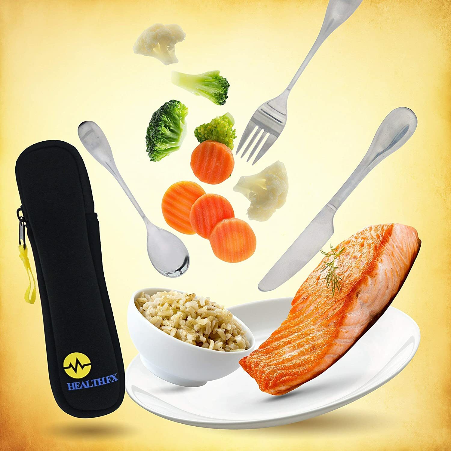 Mindful Eating Portion Control Flatware - for weight loss bariatric diet gallery
