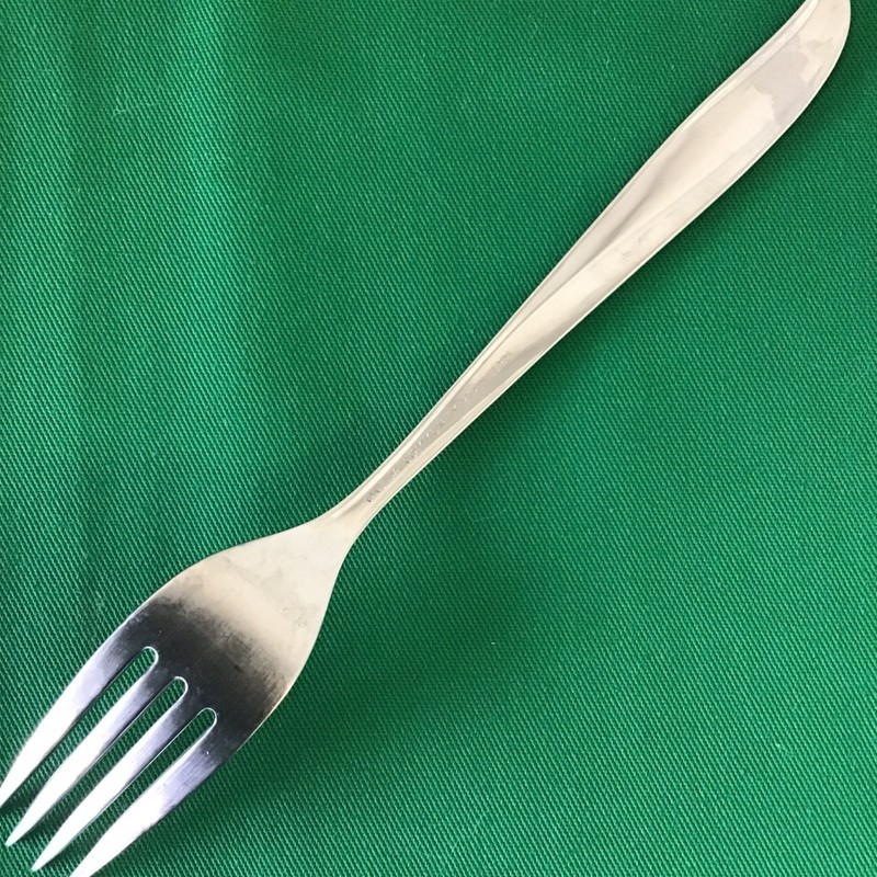 Oneida Community Twin Star Atomic Starburst Stainless Flatware 6 Dinner Forks gallery