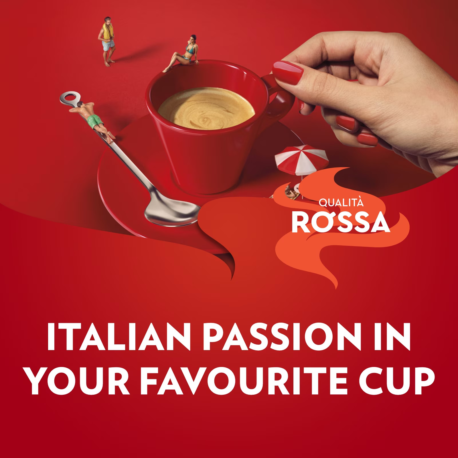 Lavazza Qualità Rossa Whole Bean Coffee, Medium Roast, 2.2 lb Bag (Pack of 2)NEW gallery