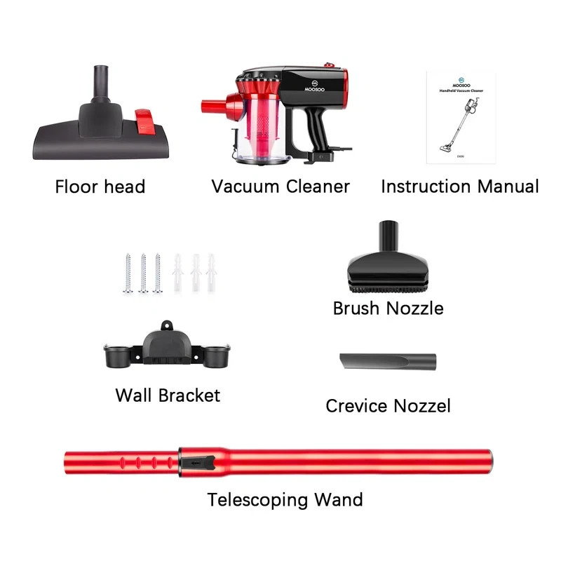 MOOSOO Bagless , 17000PA Strong Suction, 23Ft Cord,Stick Vacuum Cleaner D20/D600 gallery
