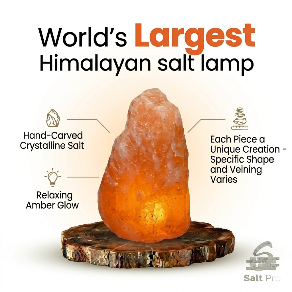 Large Salt Lamp Hand Carved Pink Largest Lamp 44'' 800 lb - Premium Air Purifier gallery