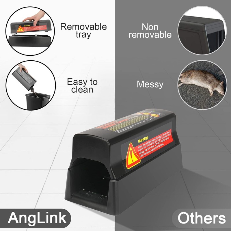 Electronic Mouse Trap Mice Rat Killer Victor Pest Control Electric Rodent Zapper gallery