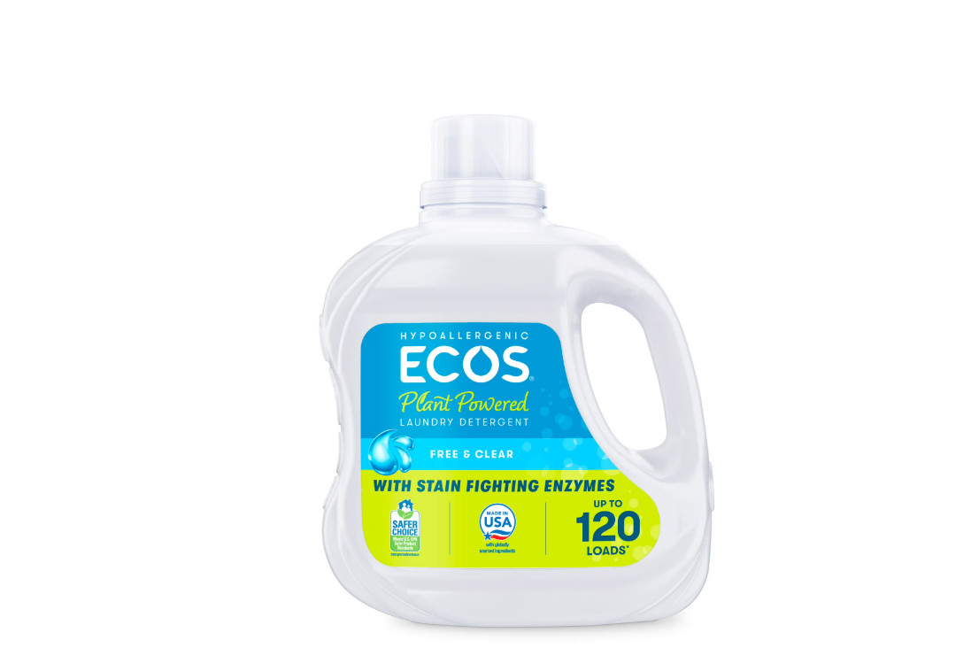 ECOS Hypoallergenic Free & Clear Laundry Detergent 120 Loads110oz Sensitive Skin gallery