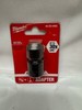 Milwaukee Quick Change impact Adapter 48-03-4405 Shockwave 1/4" Hex Sq 3/8" gallery