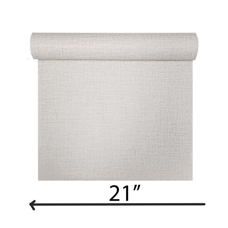 Modern rustic grayish off white plain faux woven fabric textured plain Wallpaper gallery