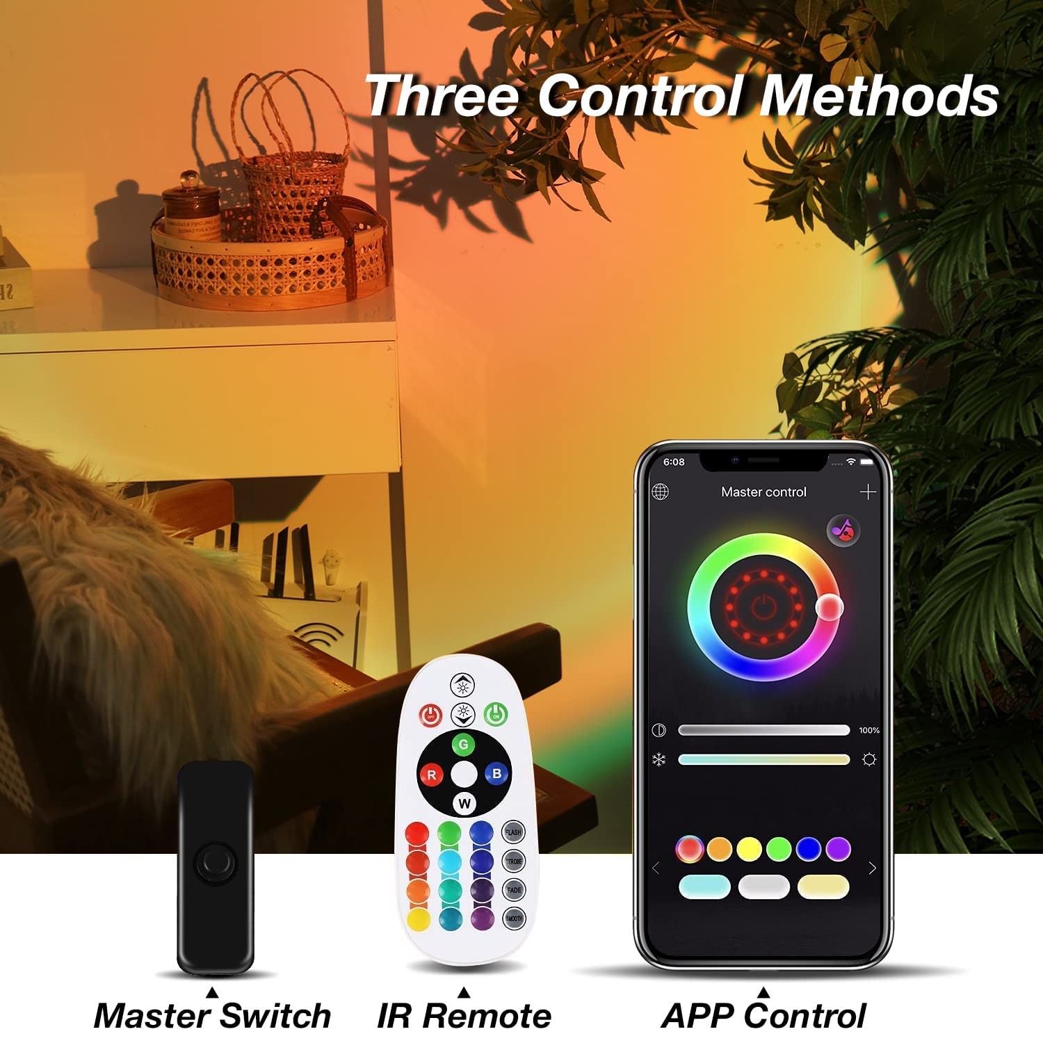 Sunset Projector Lamp, 16 Colors Changing with Remote & App Control, Night Li... gallery