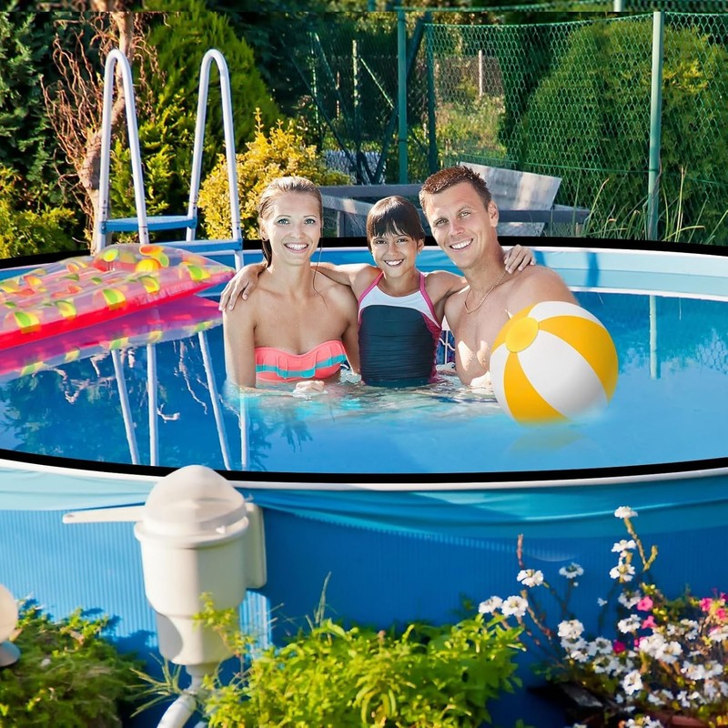 Durable Pool Liner Coping Strips - 61 Clips for 24ft Round & 15x30ft Oval Pools gallery
