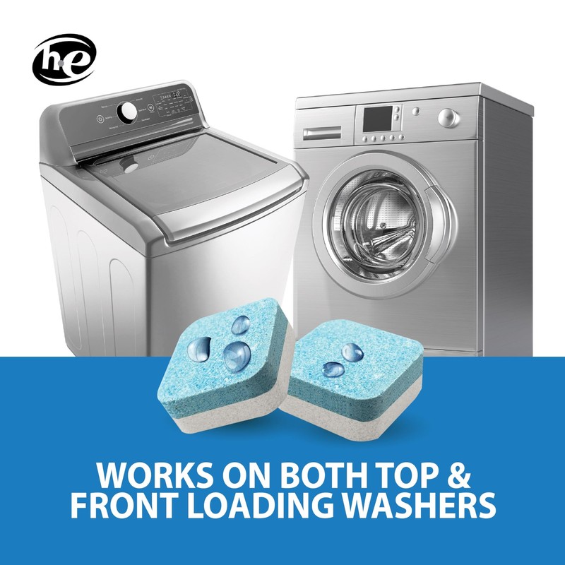 Washing Machine Cleaner Tablets, 12 Pack, Enzyme Formula, 1-Year Supply, Unsc... gallery