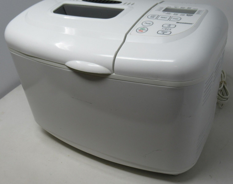 BREADMAN 1-2 LB. DIGITAL BREAD MAKER WHITE TR845, BREAD MACHINE FRUIT & NUT + gallery