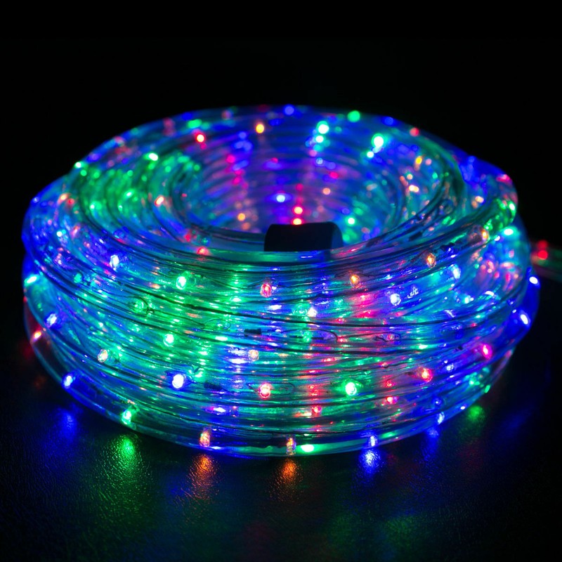 Assorted Sizes Multi-RGB LED Rope Lighting Thick Indoor Outdoor Christmas Tree gallery