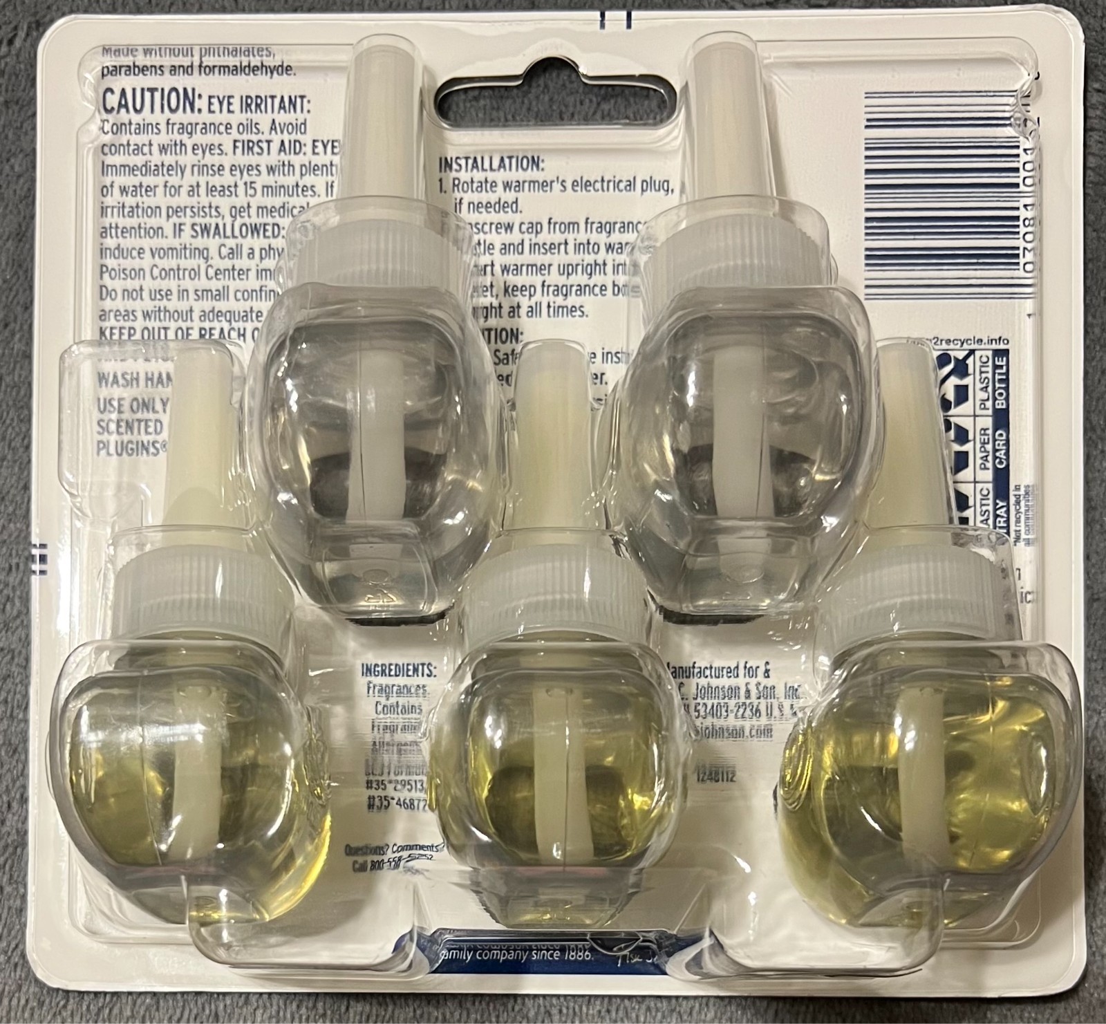5 Count Glade Plugins Scented Oil Refills - Pumpkin Ginger Pomegranate Currant gallery