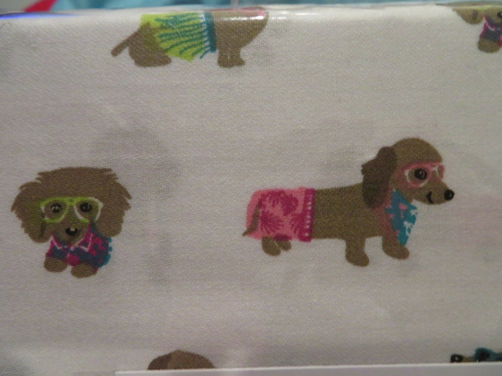 Dachshund Spring Summer Beach Tiki Beach Set of 2 Pillowcases NEW Rowley gallery