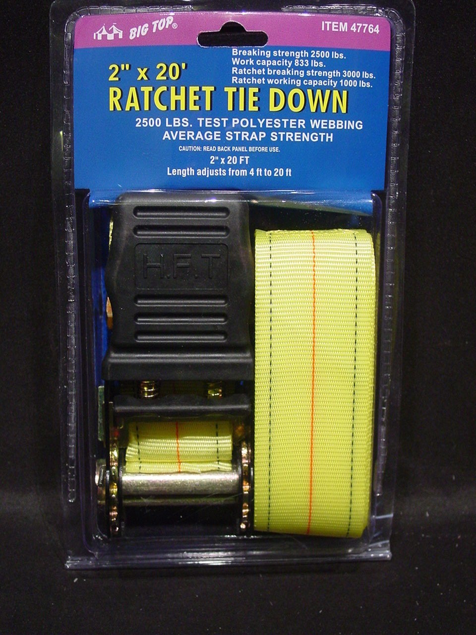 20 Foot X 2 Inch Ratchet Tie Down Strap Vinyl Coated Hook 2500 LBS Heavy Duty gallery