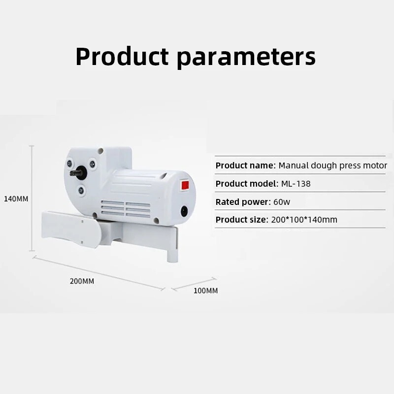 Home Use Manual Noodle Maker Small Hanging Noodle Maker Accessories Motor Motor gallery