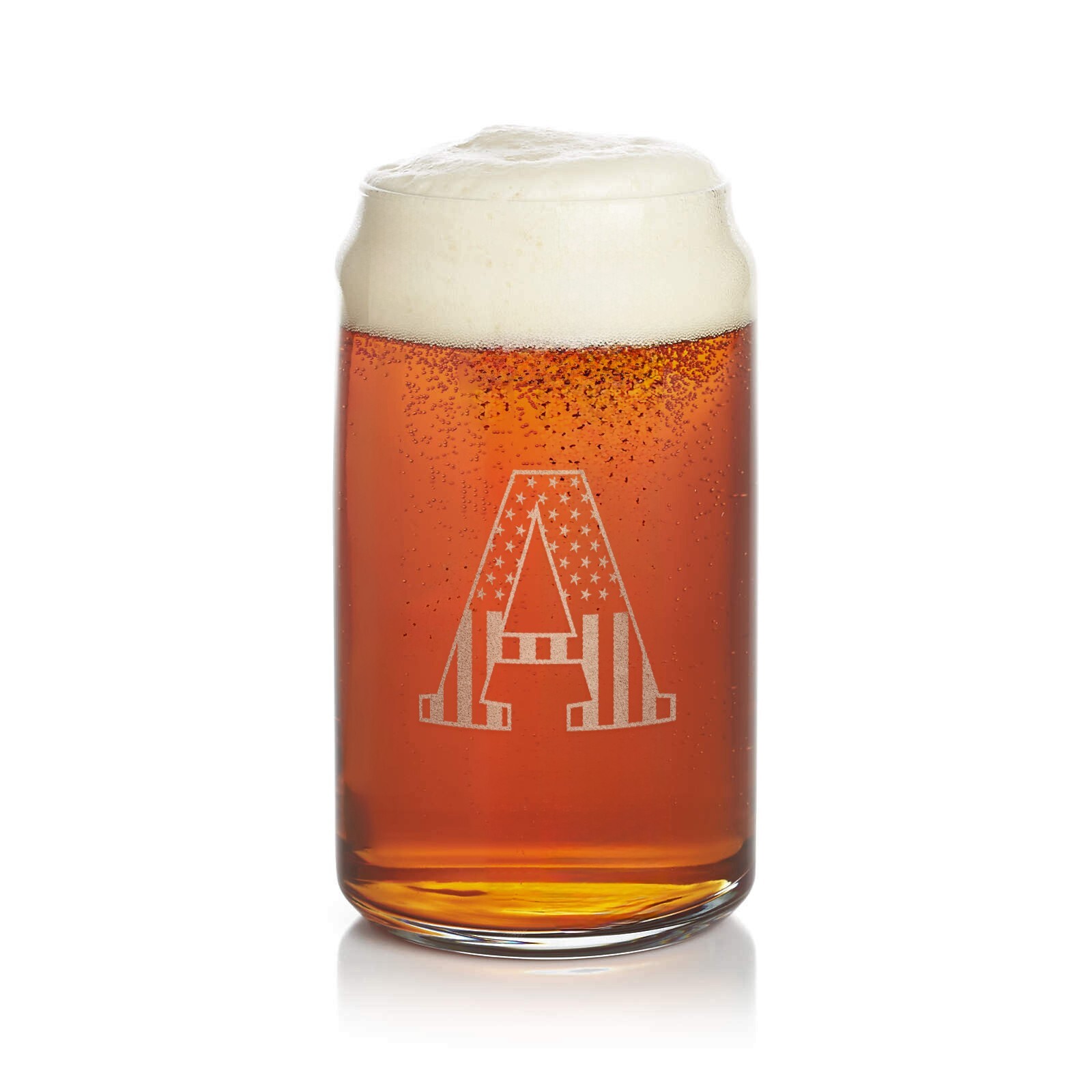 Personalized Beer Glass Can – 16 oz Engraved Beer Can Glass – Tumbler Glass Mugs gallery