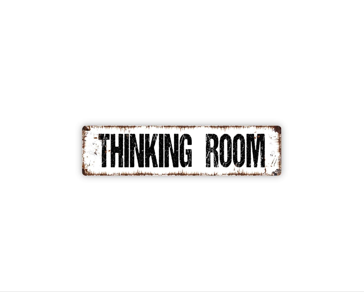 Thinking Room Sign | Quiet Reflection Wall Art | Home Office Study Meditation gallery