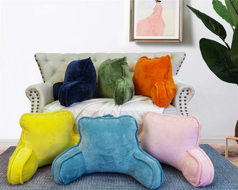 Super Soft Plush Backrest Pillow Bed Cushion Support Reading Back Rest Arm Chair gallery