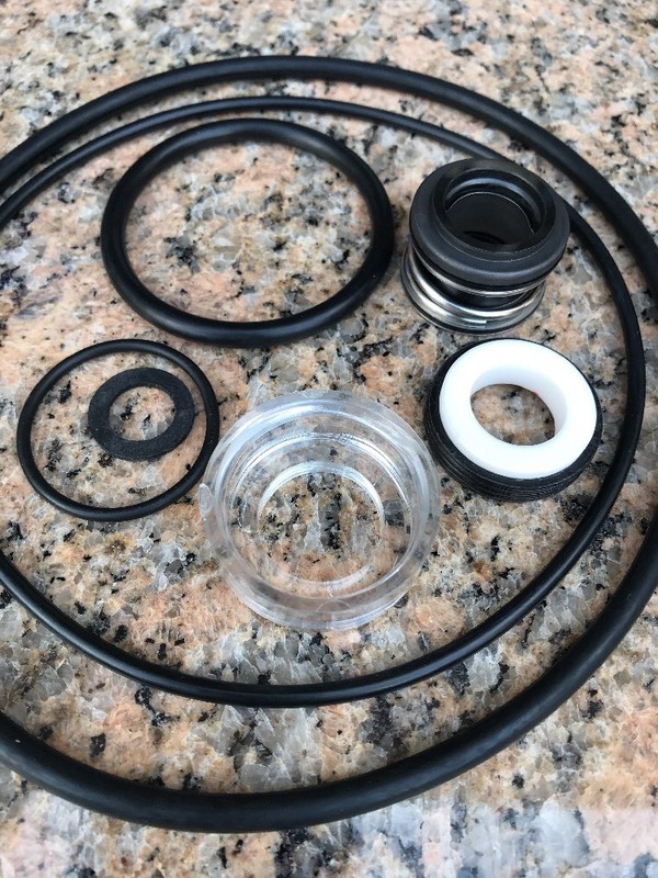 Hayward Power-Flo Matrix Pool Pump Shaft Seal O-ring Gasket Repair Kit gallery