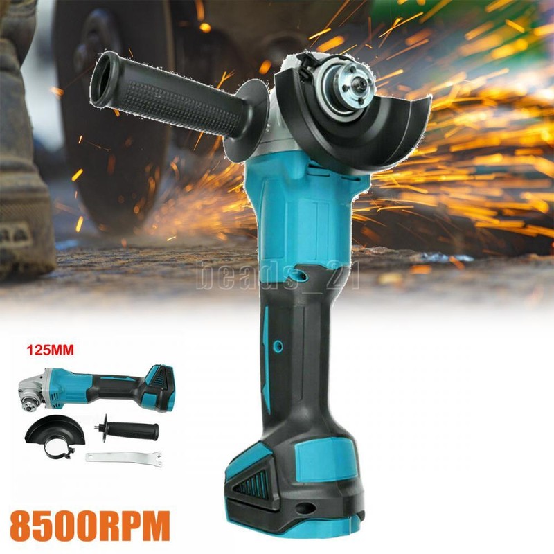 Electric Brushless Cordless Angle Grinder for Makita 18V 125mm (Tool Only) gallery