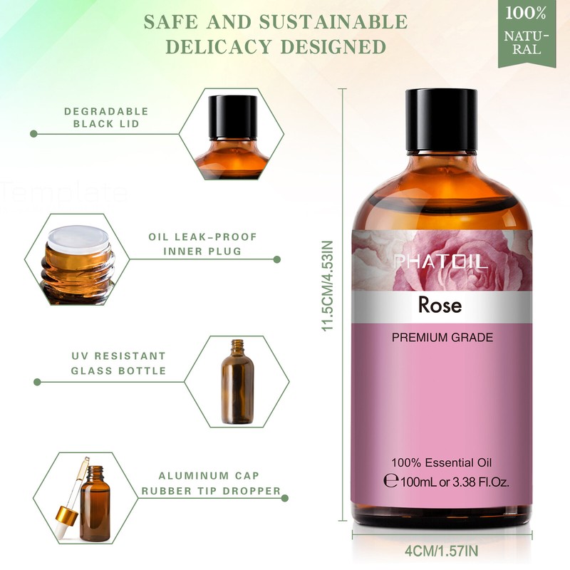 100ML Essential Oils, Therapeutic Grade, Pure and Natural Premium Quality Oil gallery