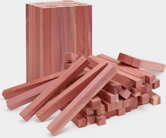 Cedar Blocks for Clothes Storage 50Pcs Cedar Sticks Closets Drawers