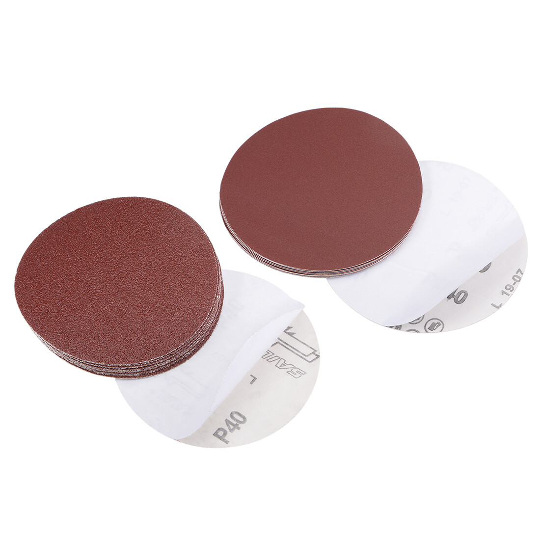 10pcs 5" PSA Sanding Disc Adhesive Back Sandpapers Aluminum Oxide 40-2000 Grit gallery