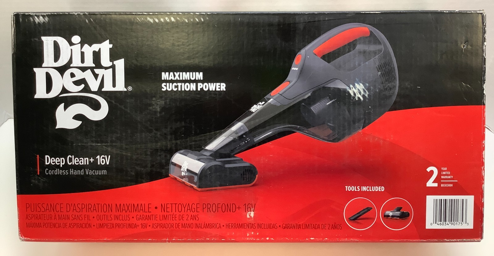 Dirt Devil 16V Cordless Handheld Vacuum, w/Motorized Pet Tool, Open Box gallery