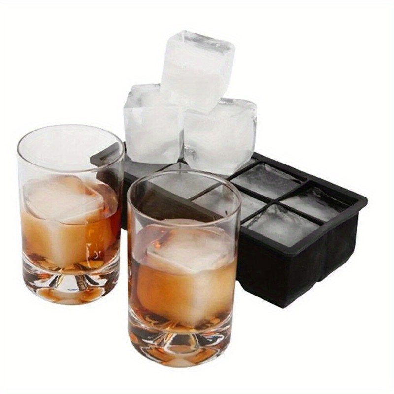 Large Ice Cube Molds 2 Pack, Silicone Ice Cube Tray for Freezer Whiskey gallery