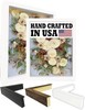2-3/16" White Shadow Box Picture Frame 11x14 12x18 16x20 24x36 30x40 36x36 +SALE gallery