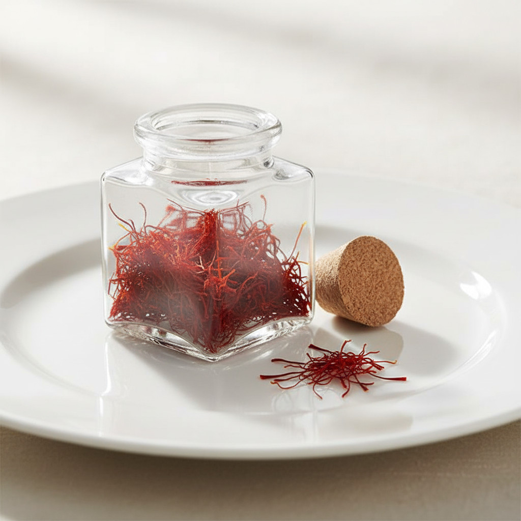 Spanish Pure Saffron Threads in Glass Jar – 100% Premium Quality (1g) gallery