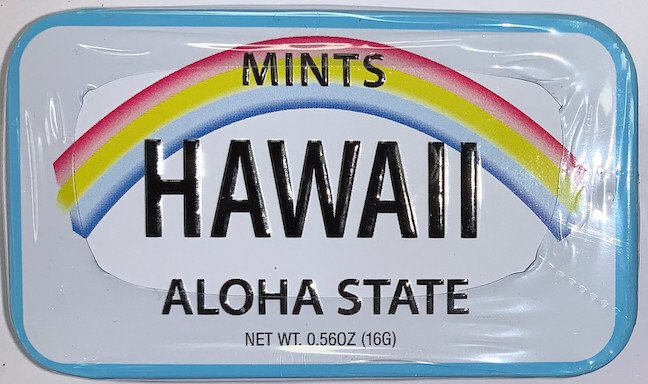 Hawaii Mints Hawaii License Plate Designs Tin Box 0.56oz Sugar Free gallery