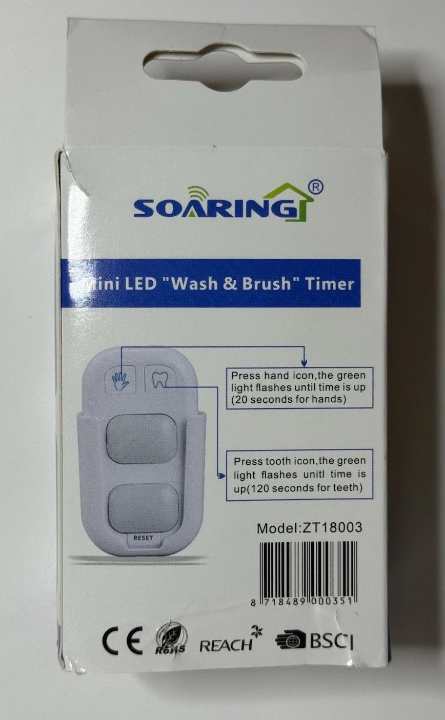 SOARING Battery Powered Timer for Kids - 2 Min Brush, 20 Sec Hand Wash, Gift gallery