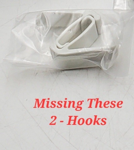 Sterling Store+ Basic 10Piece Accessory Kit 88028700-0 White MISSING THE 2 HOOKS gallery