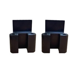 2 PCS Replacement Cover Hinge for Tonneau,Hinge Center Piece Compatible Black