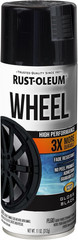 Rust-Oleum 368076 High Performance Wheel Spray Paint, 11 Oz, Gloss Black