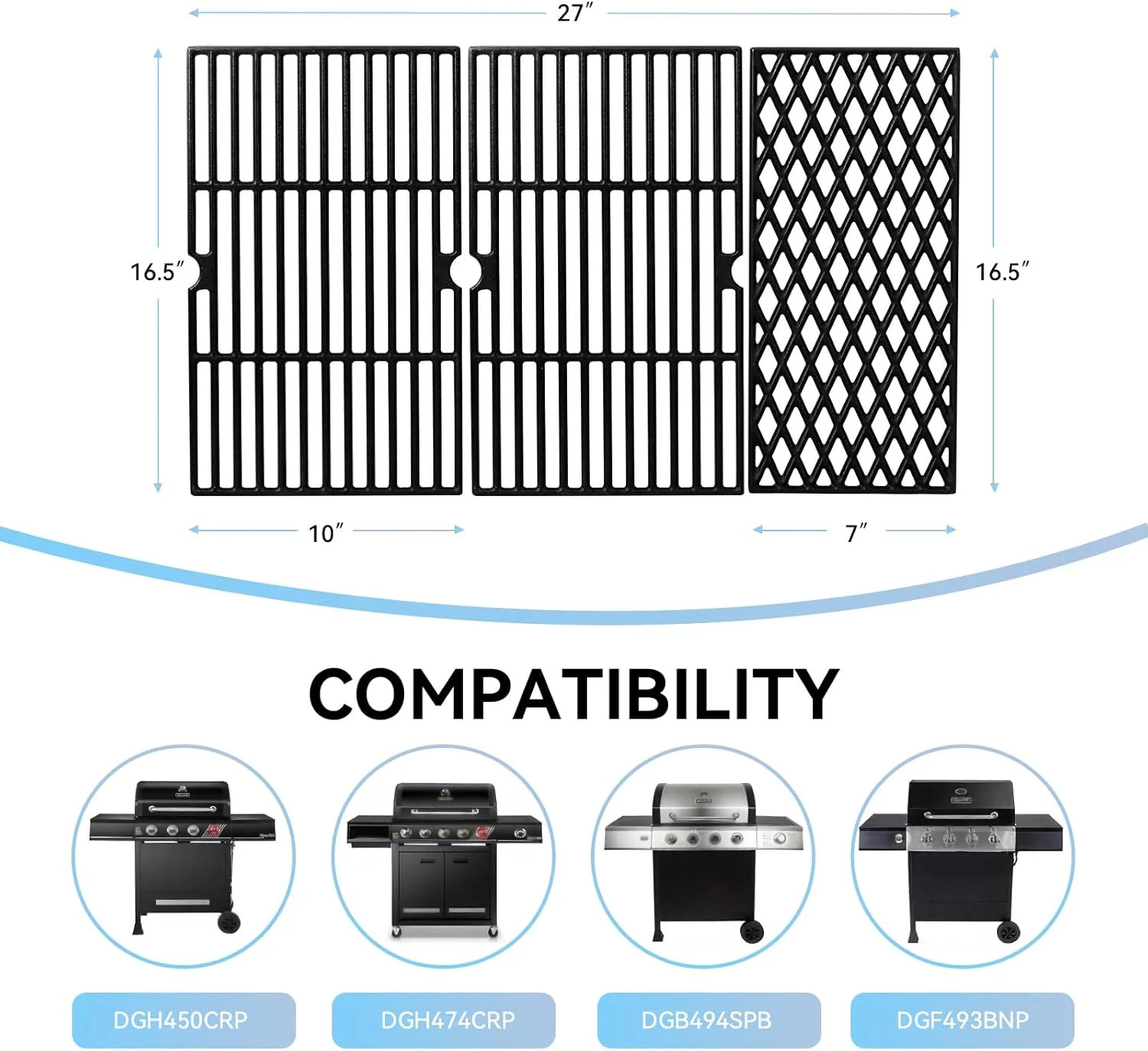 70-01-911 Cooking Grates for Dynaglo DGH450CRP DGH450CRP-D DGF493BNP DGH474CRP D gallery
