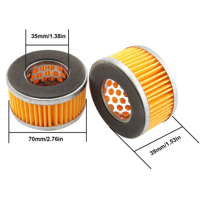 2 PCS Replacement Compressor Air Filter Element Air Compressor Intake Paper F... gallery