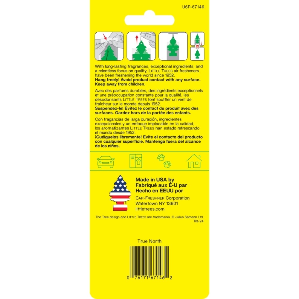 Little Trees 67146 True North Hanging Air Freshener for Car & Home 6 Pack! gallery
