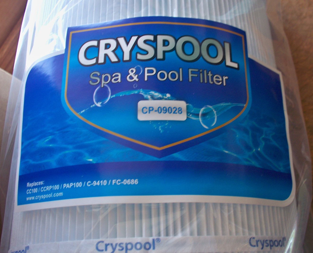 Cryspool® 09028 Filter Compatible CC100 100 Sq. Ft Pool Filter Cartridge, 1 Pack gallery