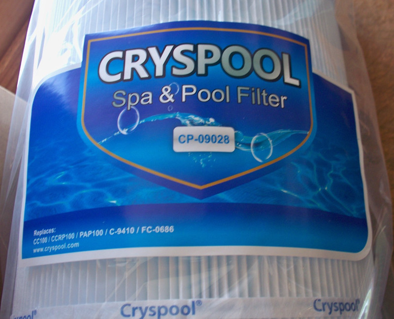 Cryspool® 09028 Filter Compatible CC100 100 Sq. Ft Pool Filter Cartridge, 1 Pack gallery