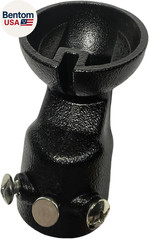 Flat Sloped Ceiling Fan Adapter for Ceilings up to 45° (Black)