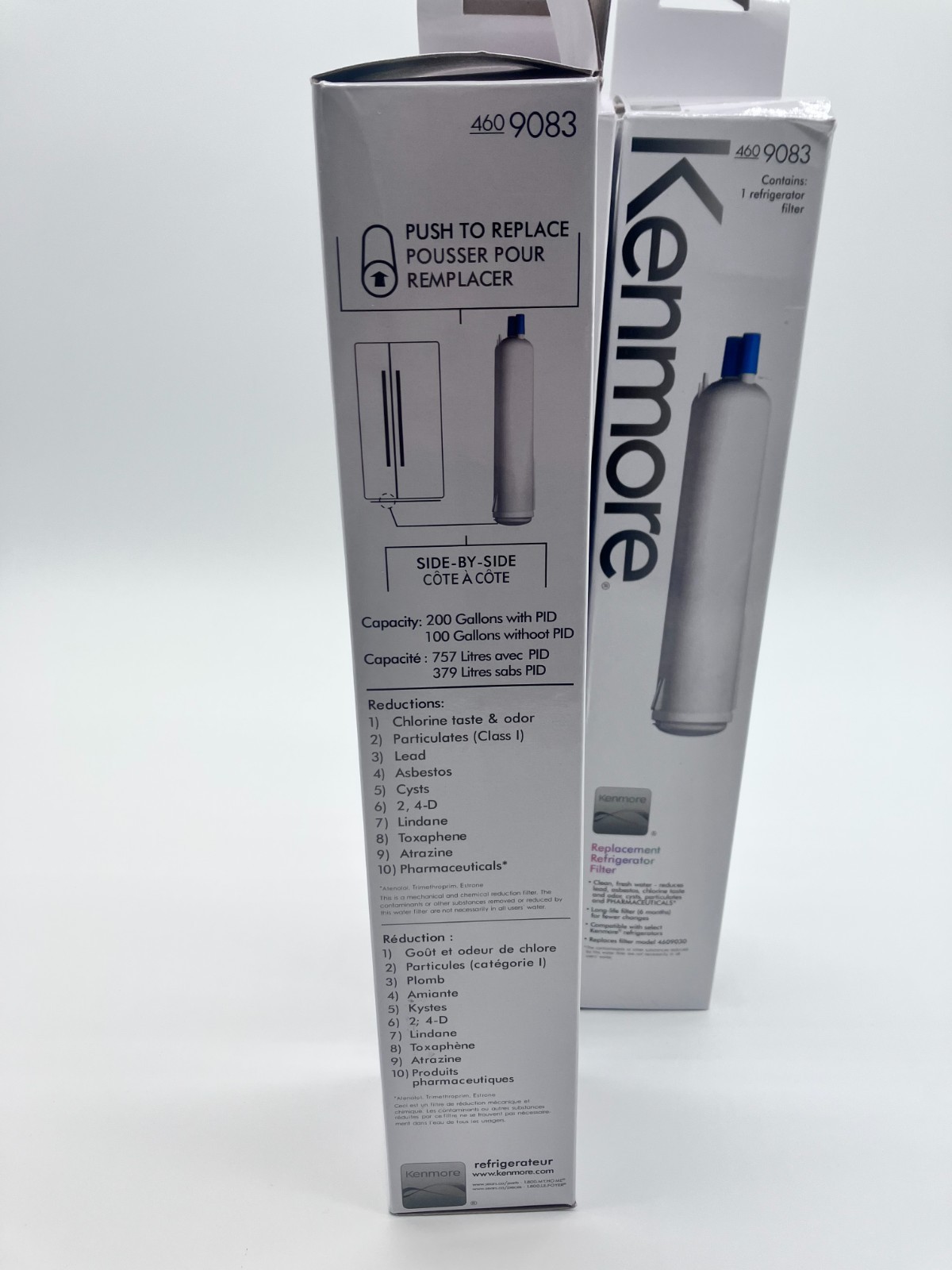x3 Genuine Kenmore 460-9083 Replacement Refrigerator Water Filters Carbon Block gallery